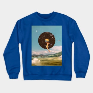 Black hole girl POSTER Crewneck Sweatshirt